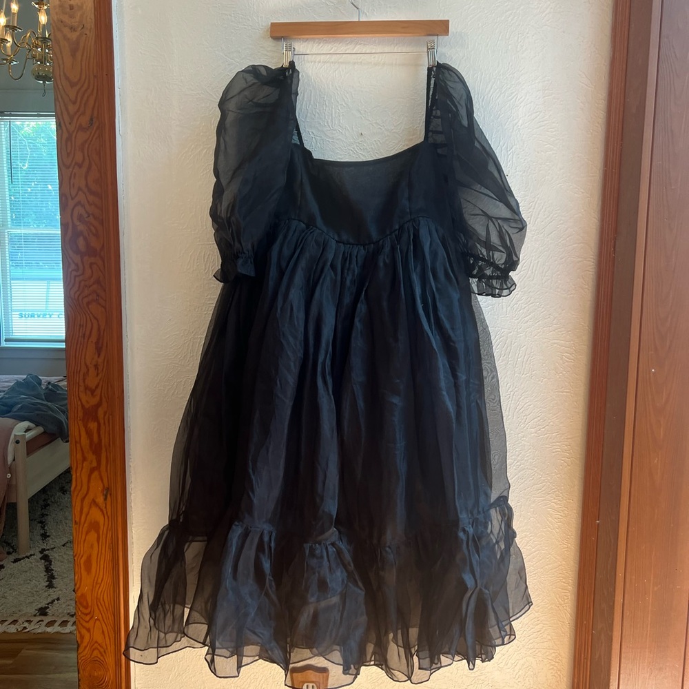 Selkie caviar silk gauze French puff! Never worn!